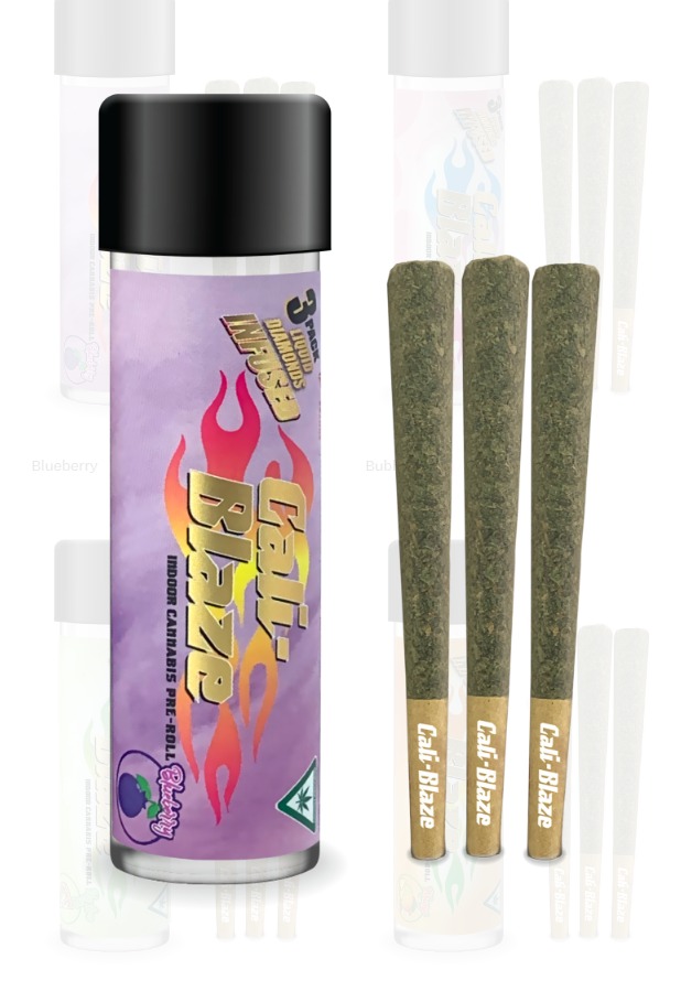 Photograph of product: Blueberry | Cali-Blaze | Infused Multi-Pack