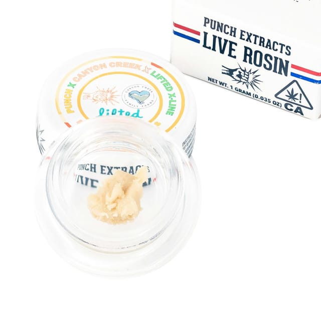 Photograph of product: Peaches N Bananas 1g Live Rosin Badder T4 - 