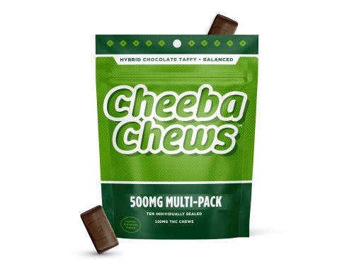 Photograph of product: Cheeba Chews - Mega Strength Oui'd Chocolate Chew TH-oui