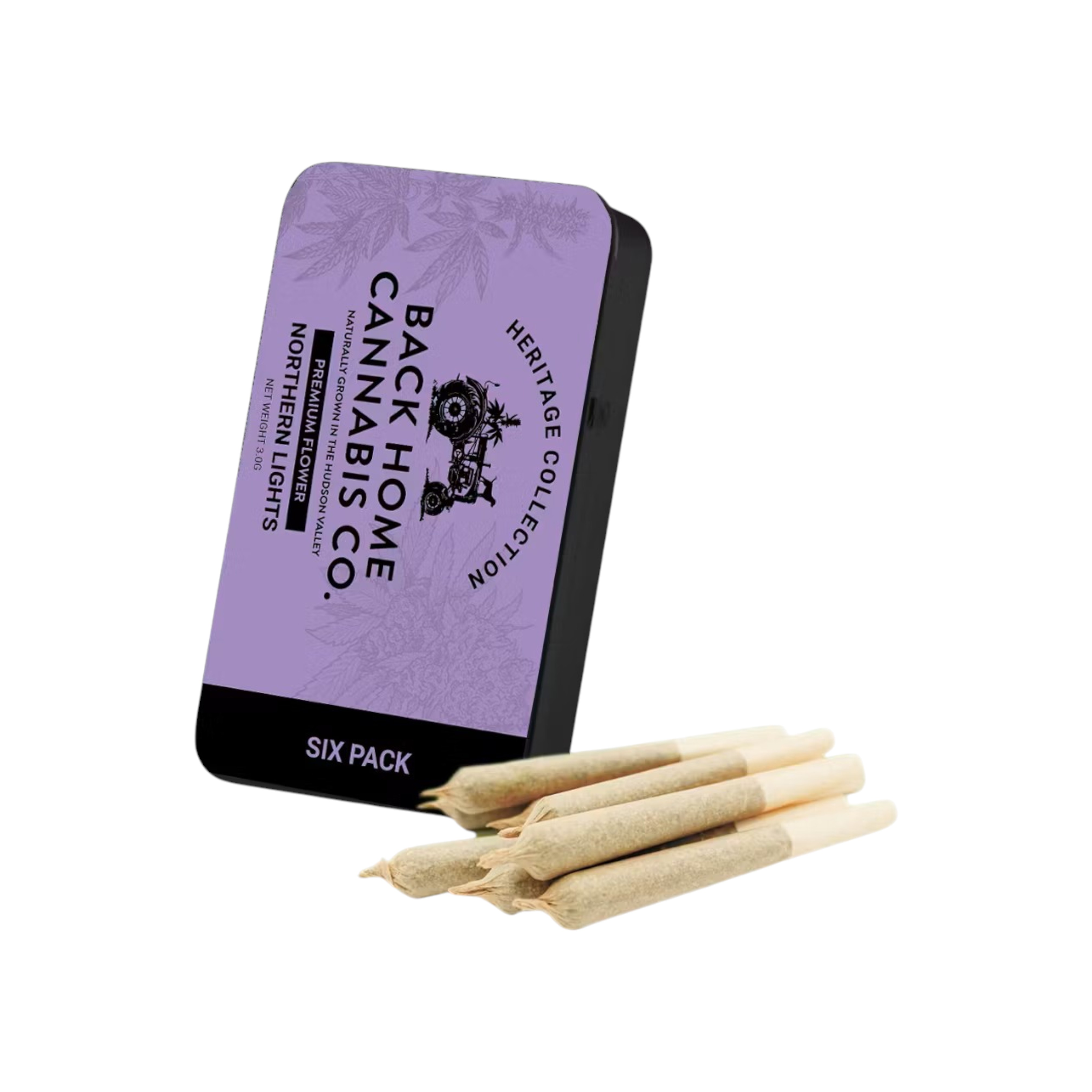 Photograph of product: Back Home Oui'd Northern Lights 6pk Prerolls