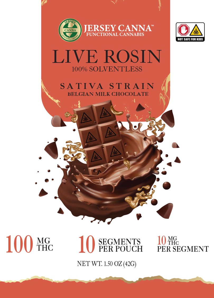 Photograph of product: Milk Chocolate Oui'd | Live Rosin | 100mg