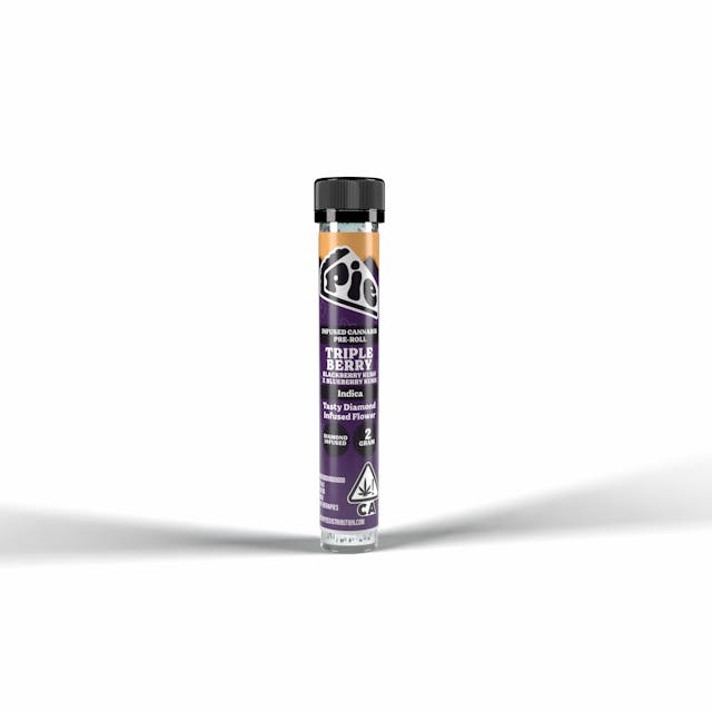 Photograph of product: Pie | 1gx2pk - Triple Berry - Infused Pre-Roll - Oui'd - 