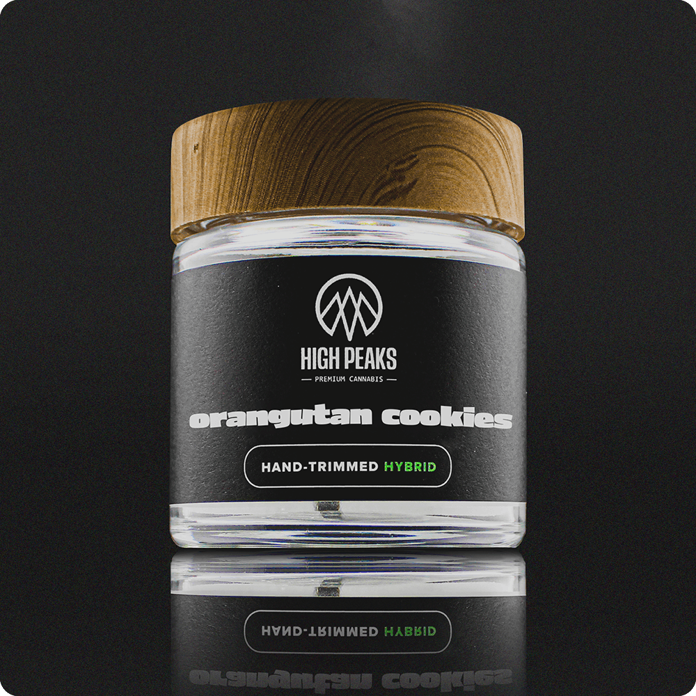 Photograph of product: High Peaks | Orangutan Cookies | 3.5g (H)