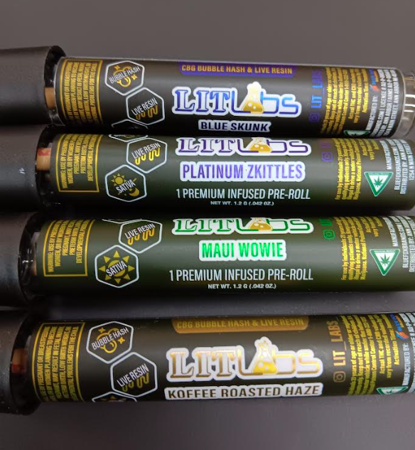 Photograph of product: MBAF Infused TH-oui+CBG Pre Roll - Blue Skunk