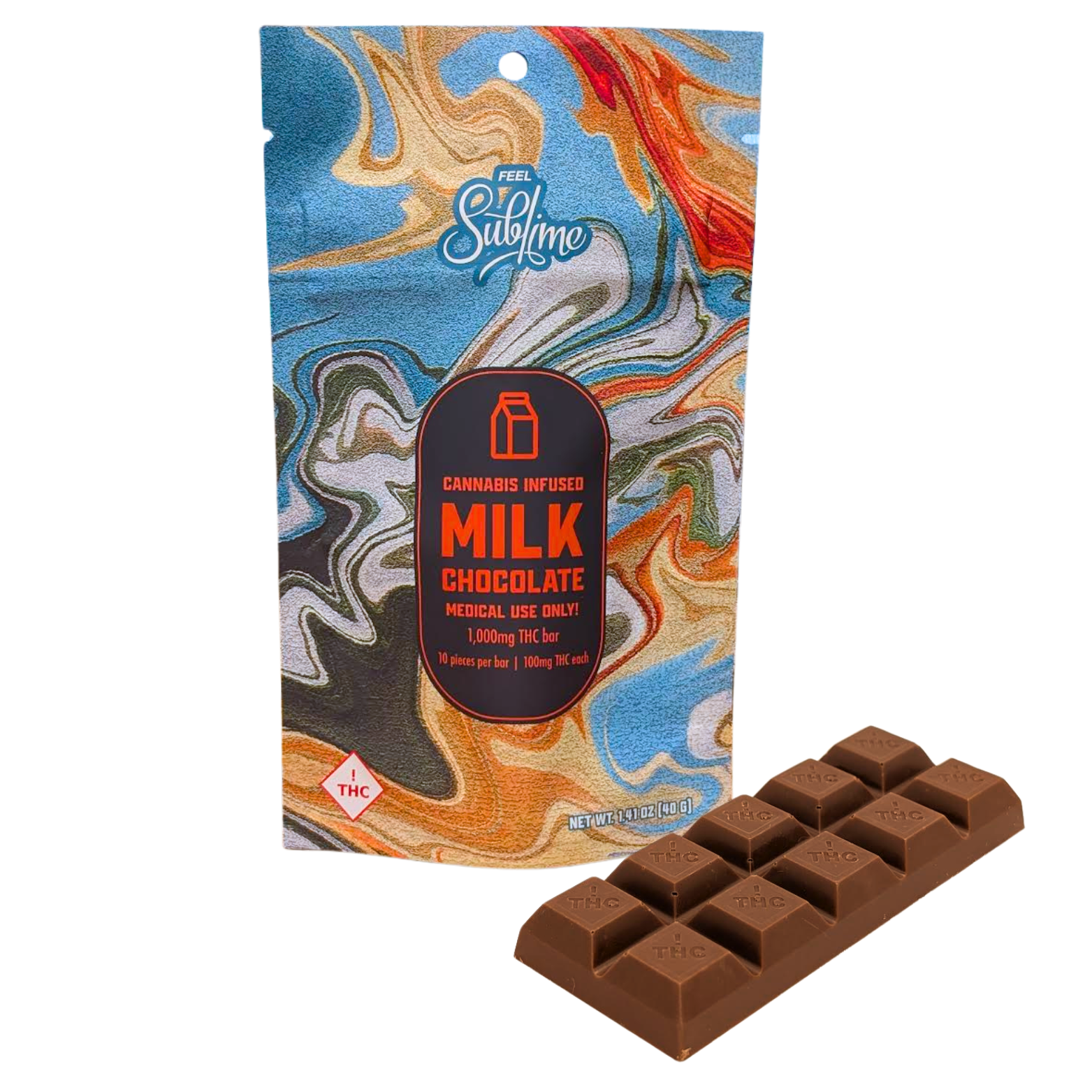 Photograph of product: Sublime | Milk Chocolate Bar