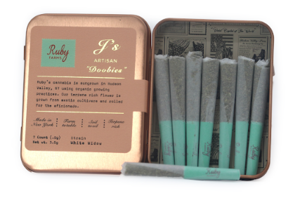 Photograph of product: Ruby Farms | White Widow | Hybrid | 7 Count .5g / 3.5g Per Pk