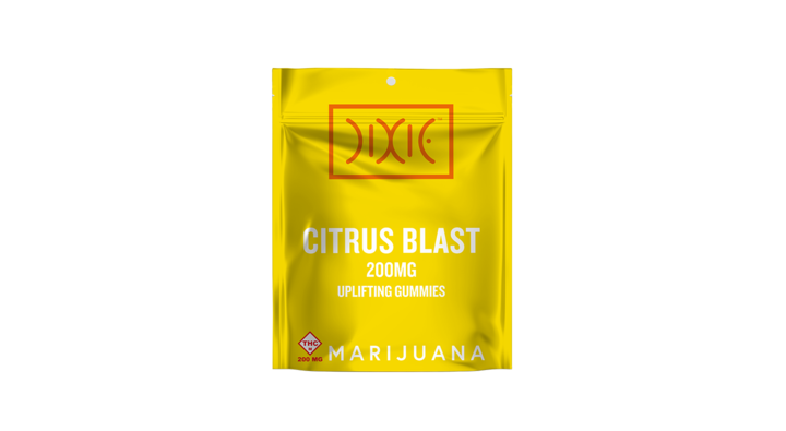 Photograph of product: DIXIE 200MG CITRUS BLAST GUMMIES