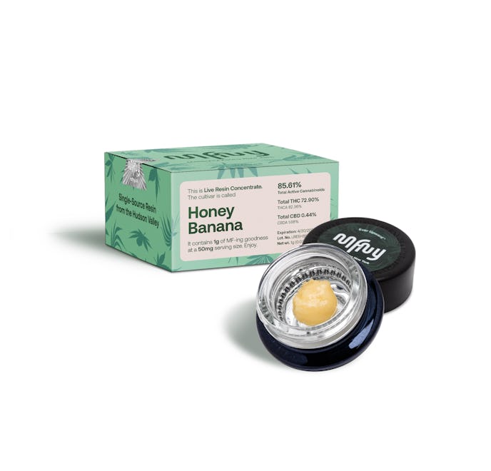 Photograph of product: MFNY | LIVE RESIN BADDER | HONEY BANANA | 1G