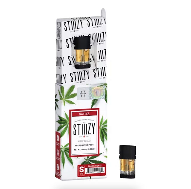 Photograph of product: Sour Diesel .5g STIIIZY Pod - 