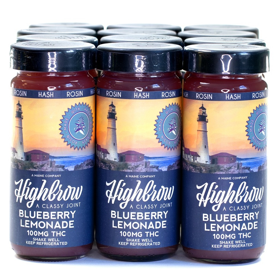 Photograph of product: Blueberry Lemonade au chocolat Rosin Drink 100mg