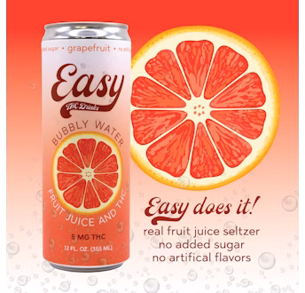 Photograph of product: Beverage - 5mg - Grapefruit Juice Seltzer