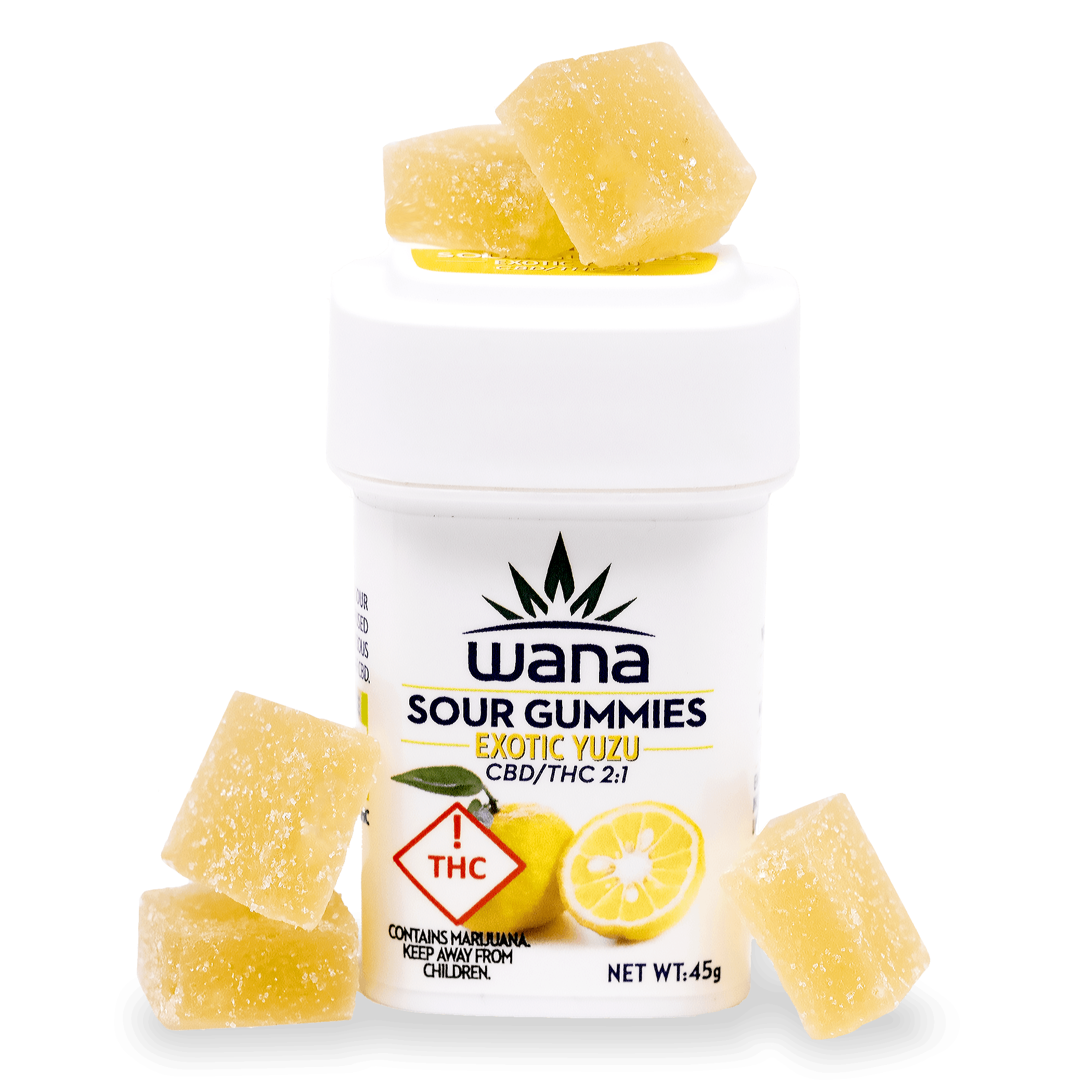 Photograph of product: YUZU WANNA 100MG CBD 2:1