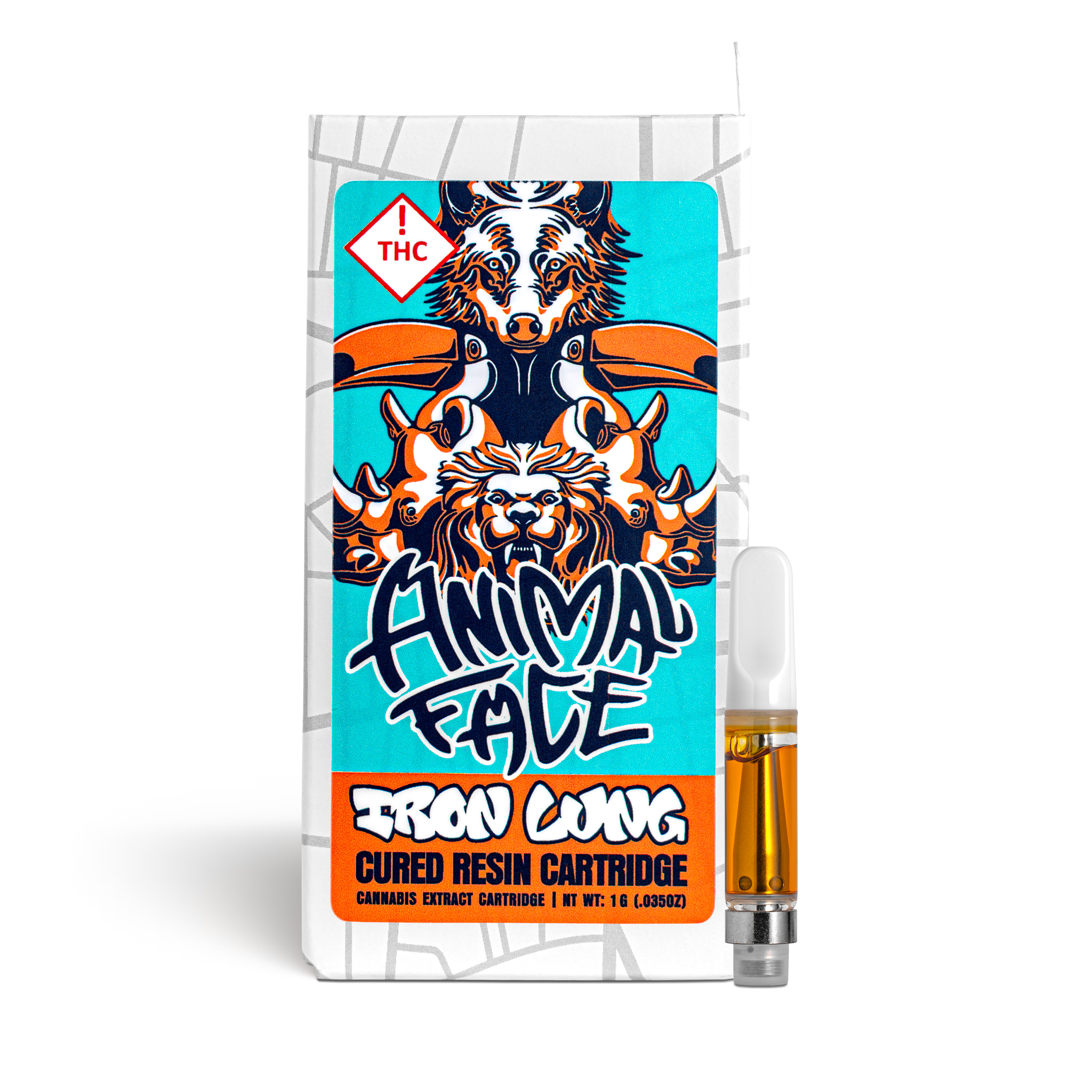 Photograph of product: Animal Face Cured Resin Cart