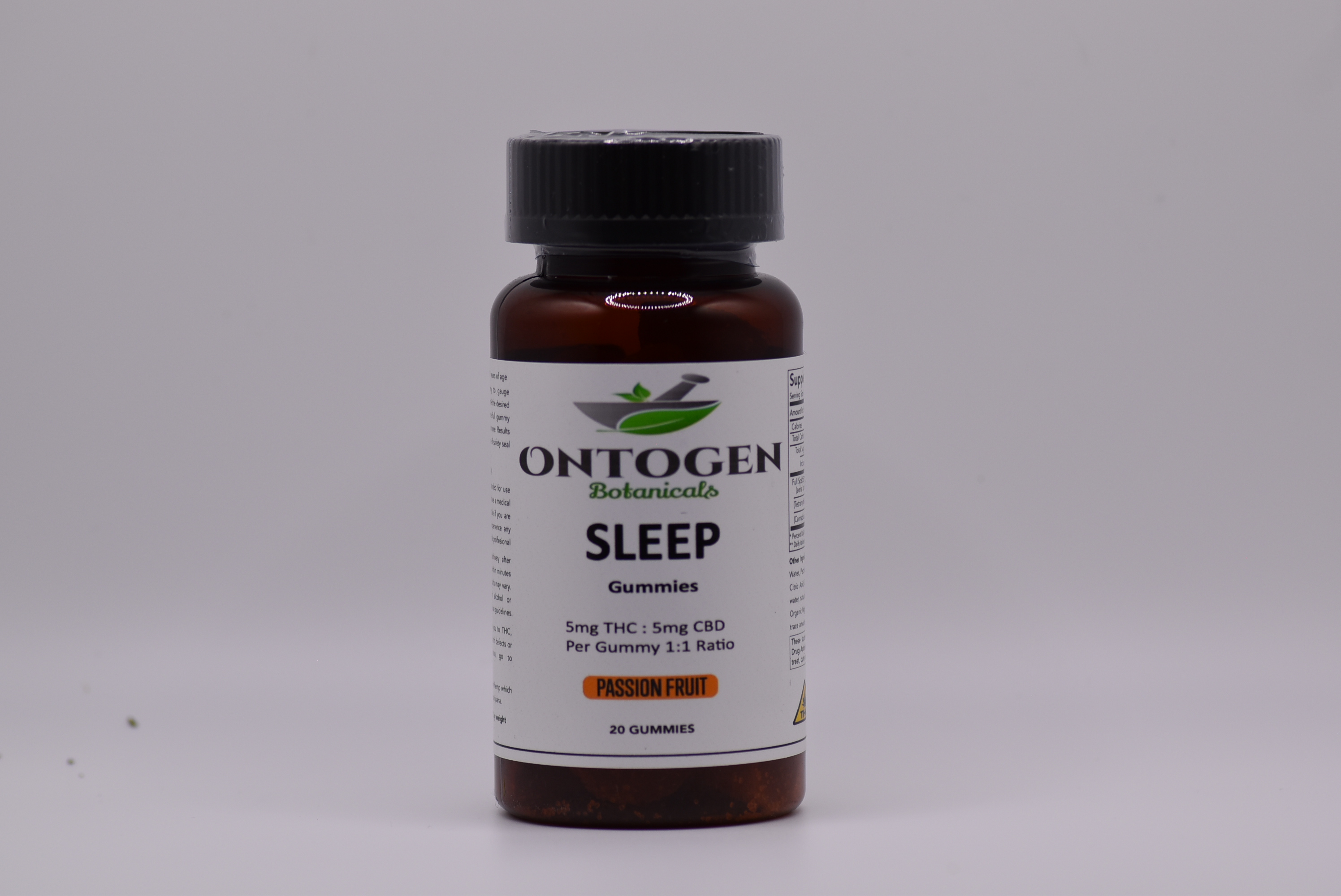 Photograph of Product: Edibles | Ontogen | Passion Fruit | 10mg 1:1 THC/CBD/CBN/ Sleep Gummies
