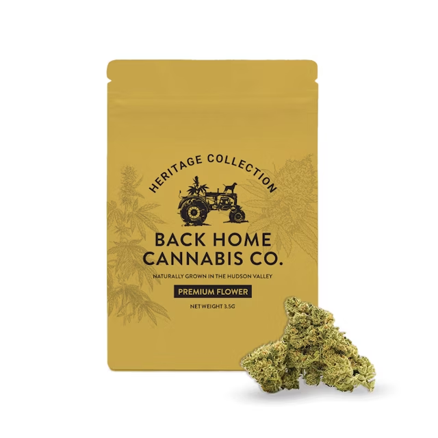 Photograph of product: BACK HOME OUID! CO. | HERITAGE COLLECTION | MAUI WOWIE | FLOWER | 3.5G