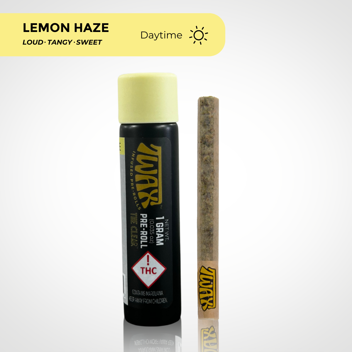 Photograph of product: Lemon Haze | Distillate Infused