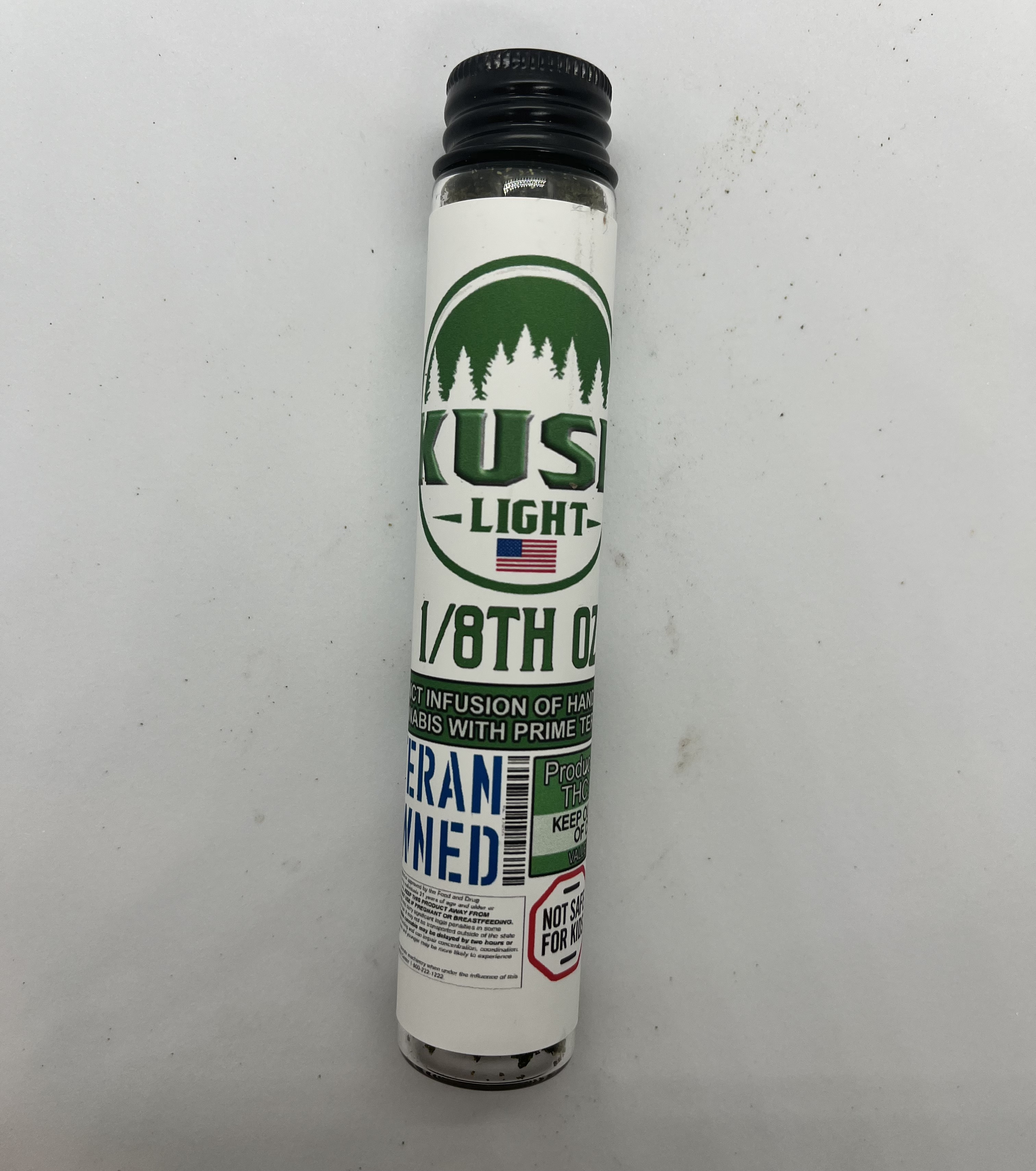 Photograph of Product: KUSH LIGHT PREGROUND - Preground 1/8 - 3.5g