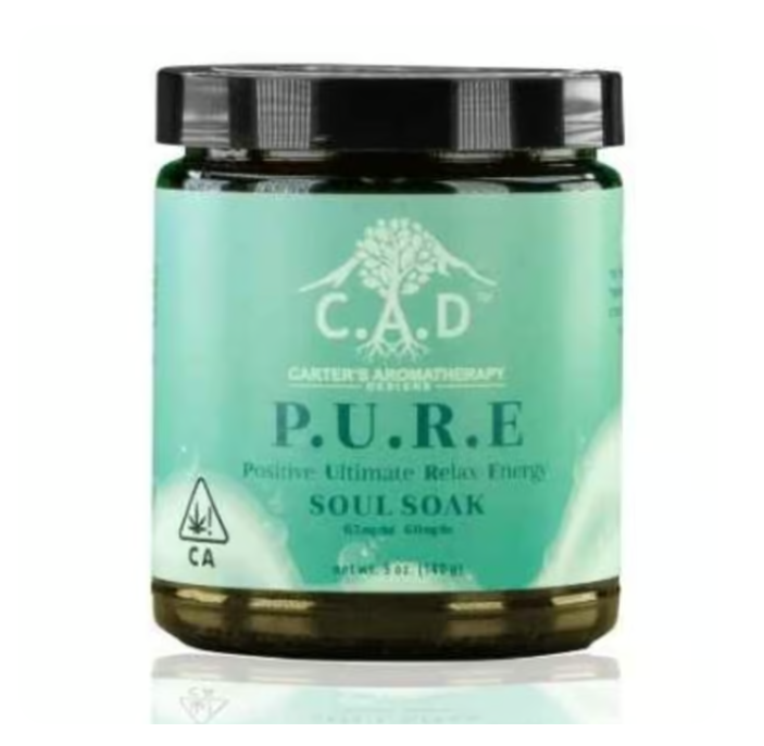 Photograph of product: P.U.R.E Bath Salts Soak 6.7 Oz.   80 Mg