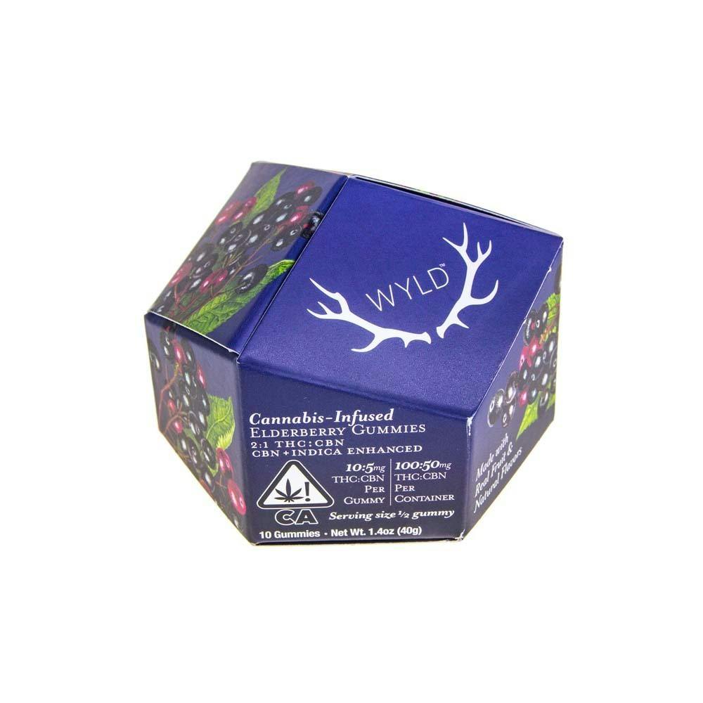 Photograph of product: Elderberry Gummies (2:1 TH-oui:CBN - 150mg Total)