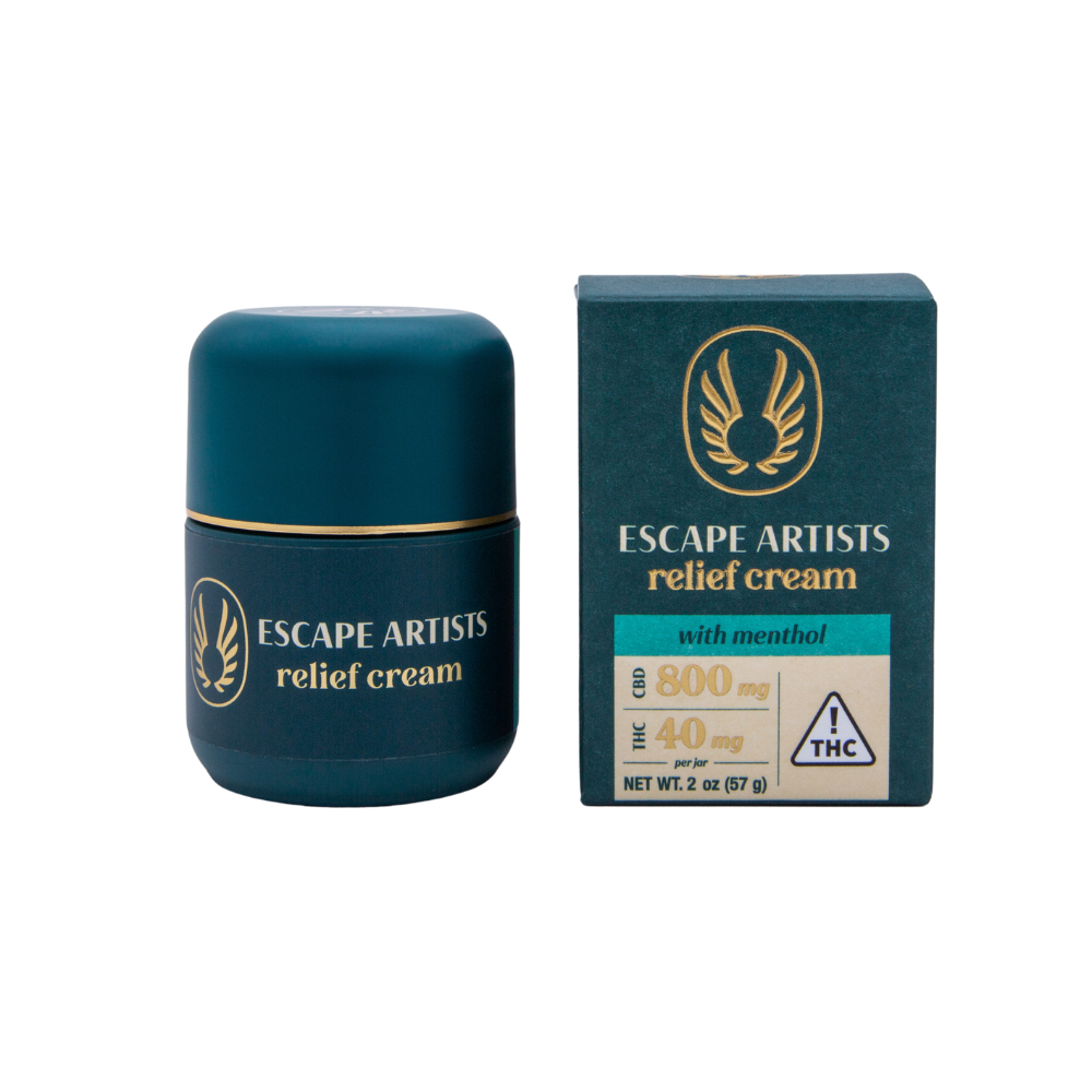 Photograph of Product: Escape Artists 20:1 Menthol Relief Cream