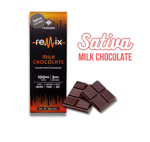 Photograph of product: Milk Chocolate Bar | Chocolate Bar | 100mg | Oui'd