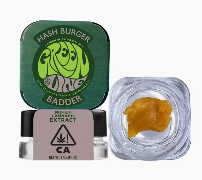 Photograph of product: Greenline au chocolat Burger Badder 1g