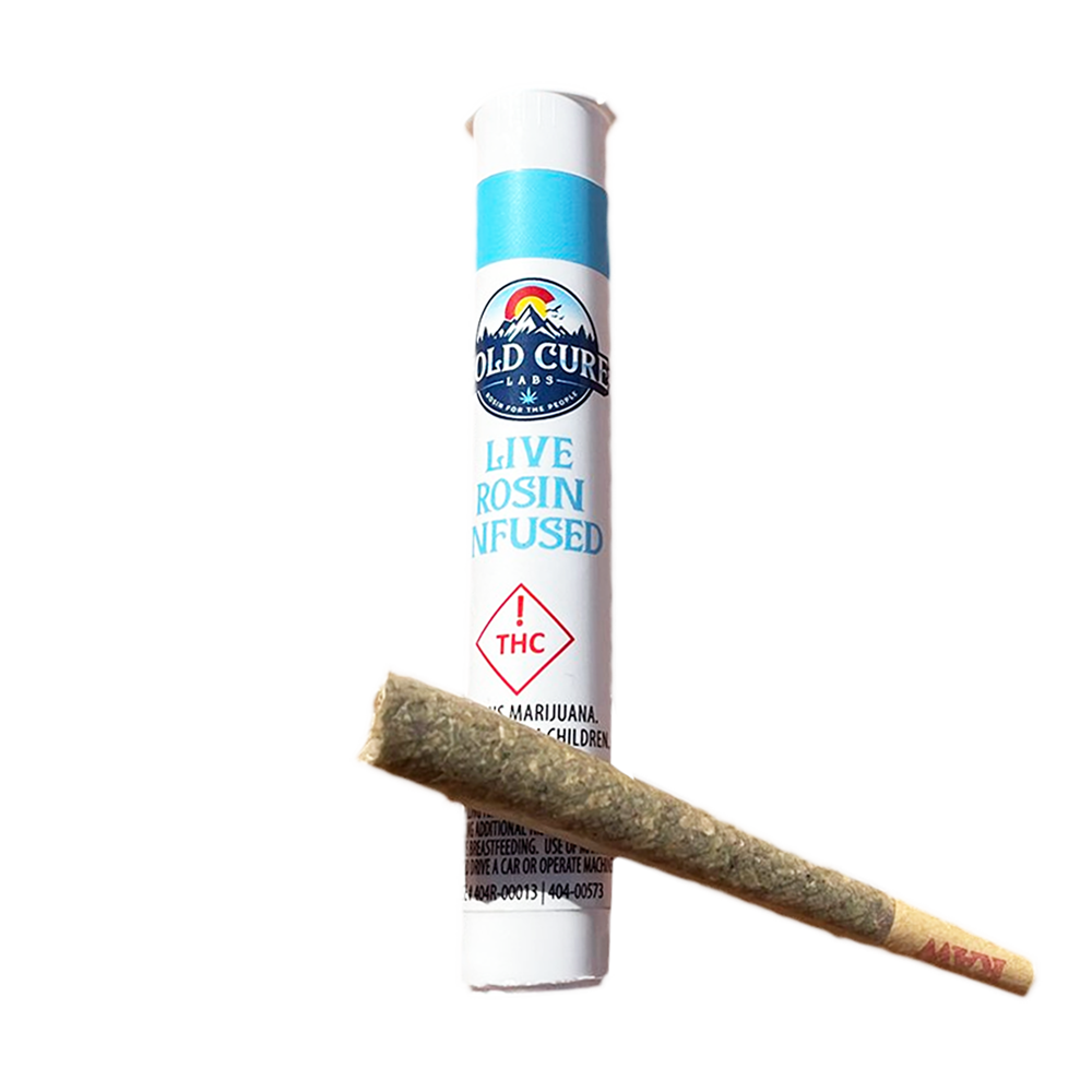Photograph of product: Lemon Melo Rosin Infused Joint by Cold Cure Labs
