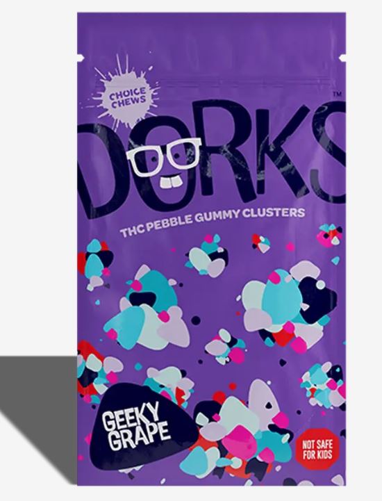 Photograph of product: Oui'd Geeky Grape Gummy Clusters | 20 Servings