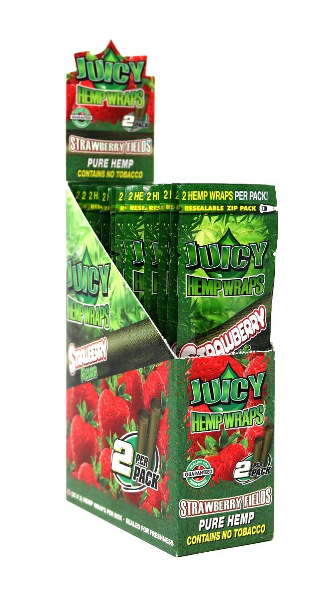 Photograph of product: JCY | Juicy Jay's Strawberry Fields | 2 Pack