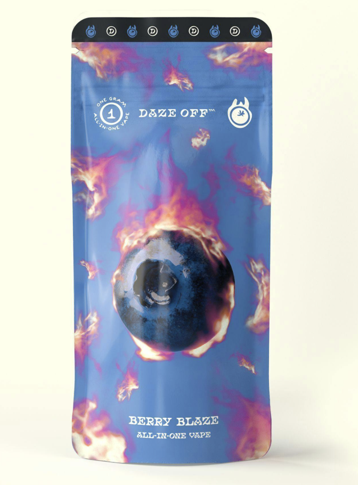 Photograph of product: Daze Off All-In-One Vape - Cherry Bomb