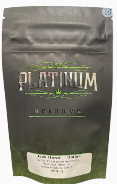 Photograph of product: Platinum Reserve | Sherblato | Flower - 7g