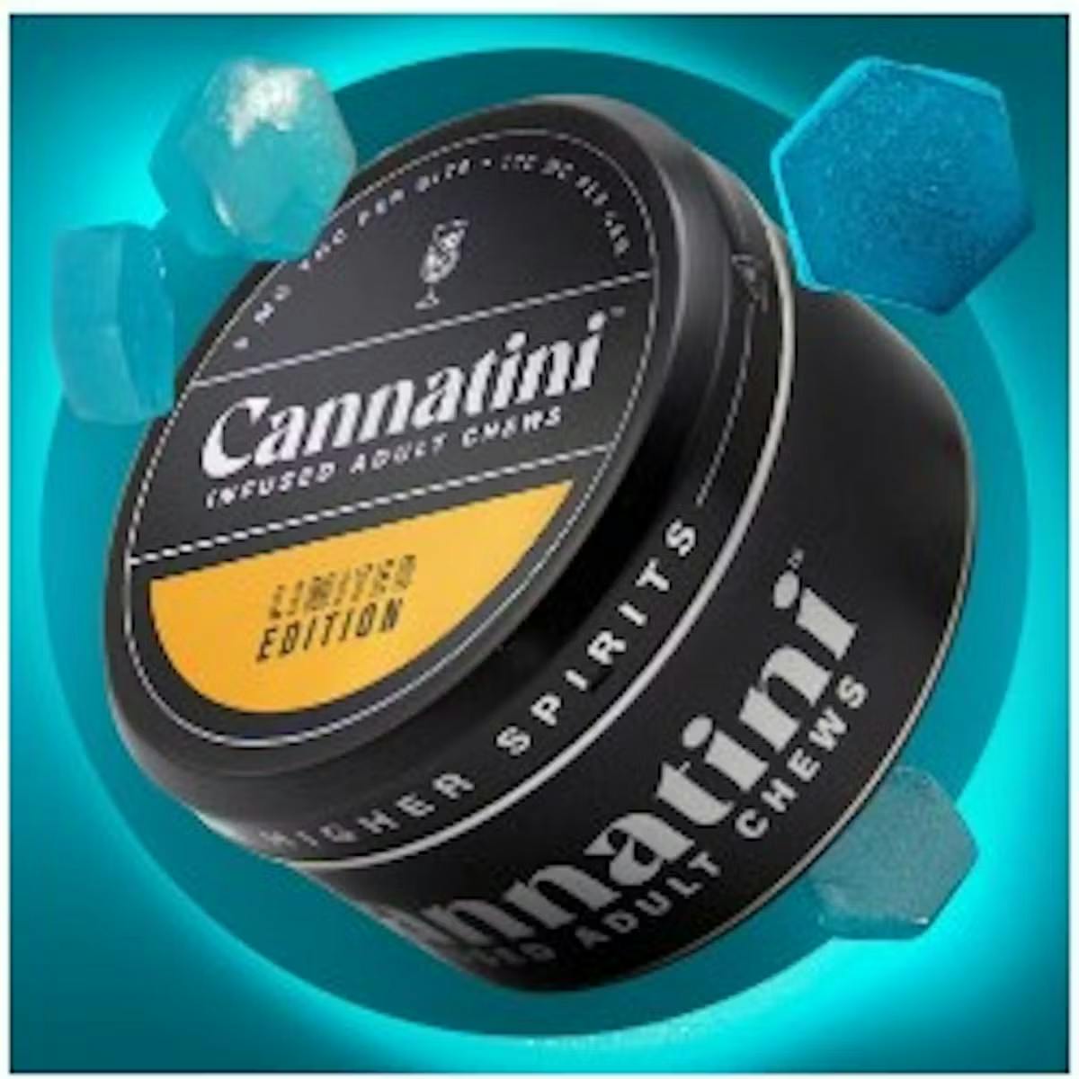 Photograph of product: Cannatini | Blue Hawaiian | Gummies | 20pk/100mg