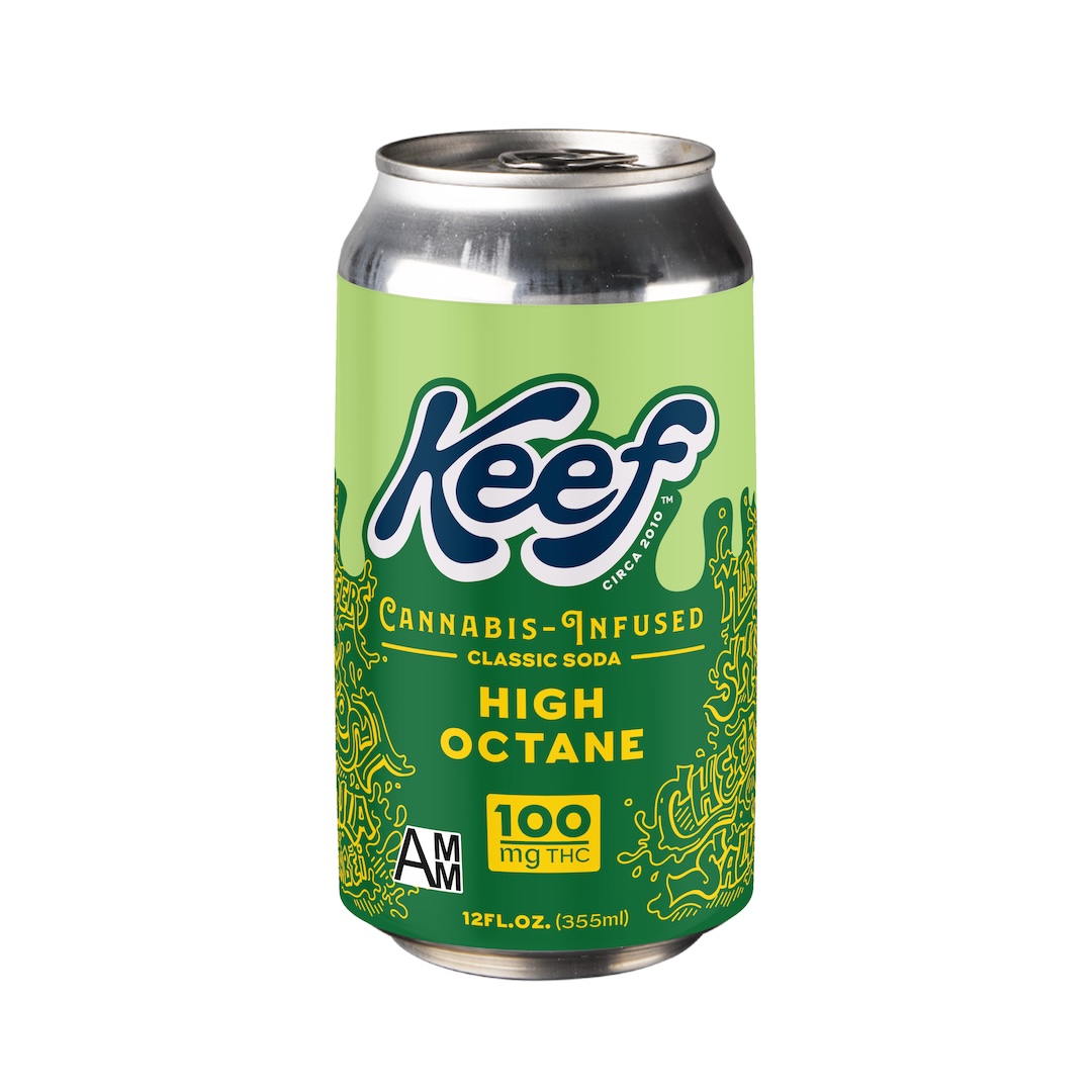 Photograph of product: Keef - Edible - Beverage - High Octane - Hybrid - 100MG