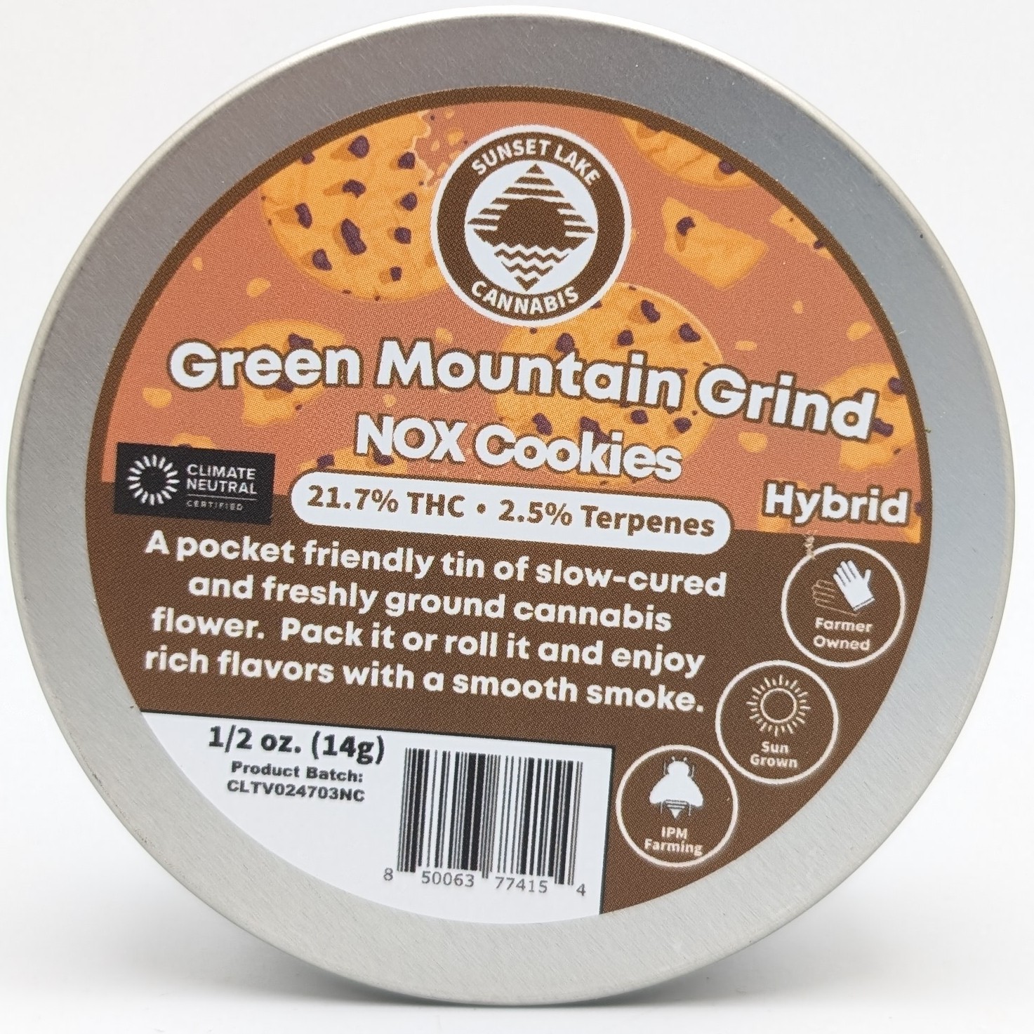 Photograph of Product: Nox Cookies Pre Ground 1/2oz - 14g