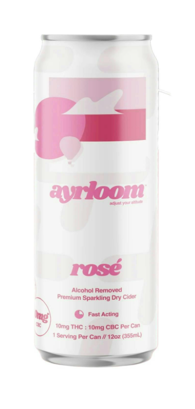 Photograph of product: Ayrloom | Rose | 10mg : 10mg CBC