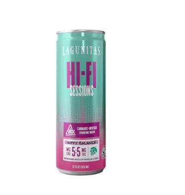 Photograph of product: AbsoluteXtracts Lagunitas Hi-Fi Beverage - Hoppy Balance 5:5 TH-oui:CBD 5mg (1ct)