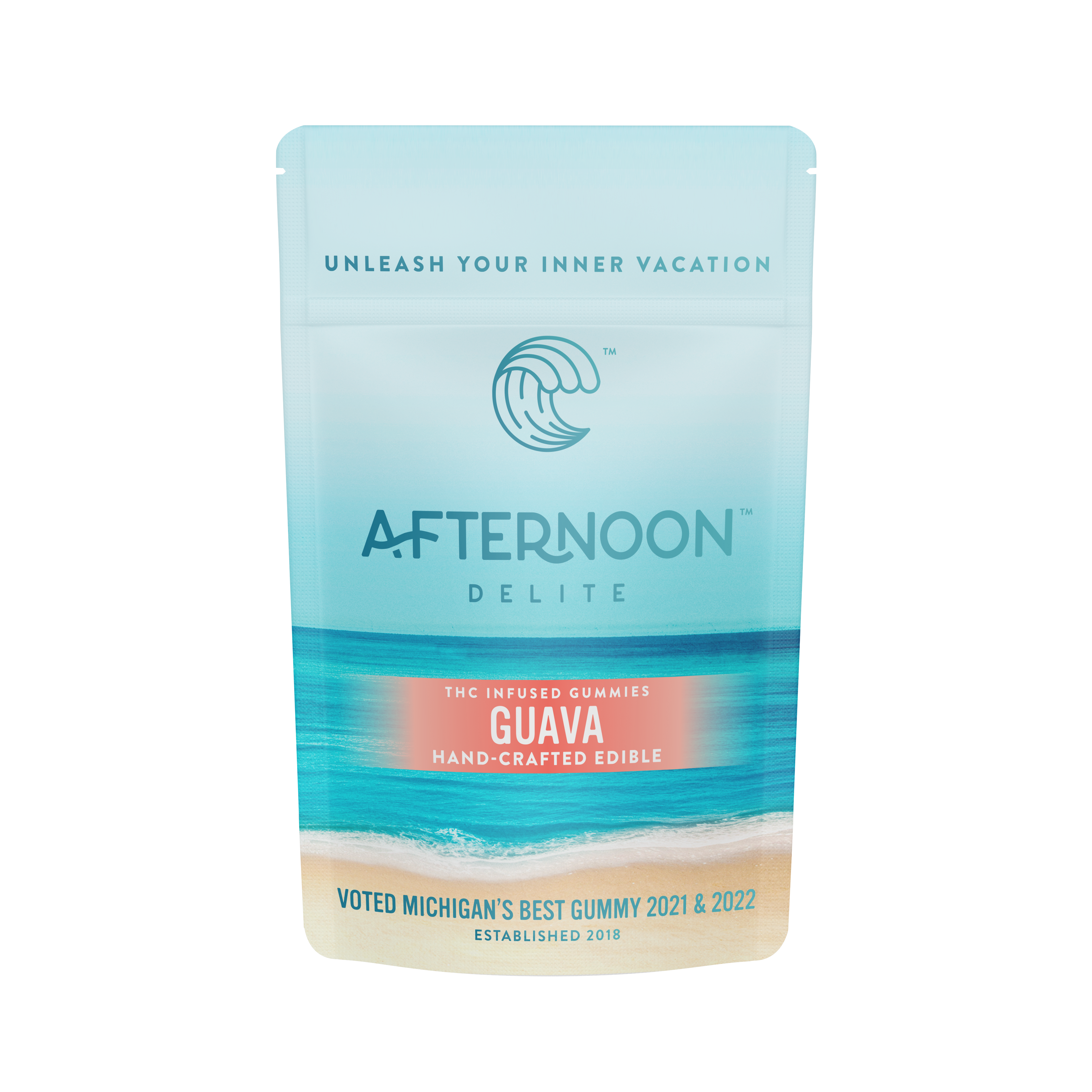 Photograph of product: Afternoon Delite | 200mg Gummies | Miami Vice