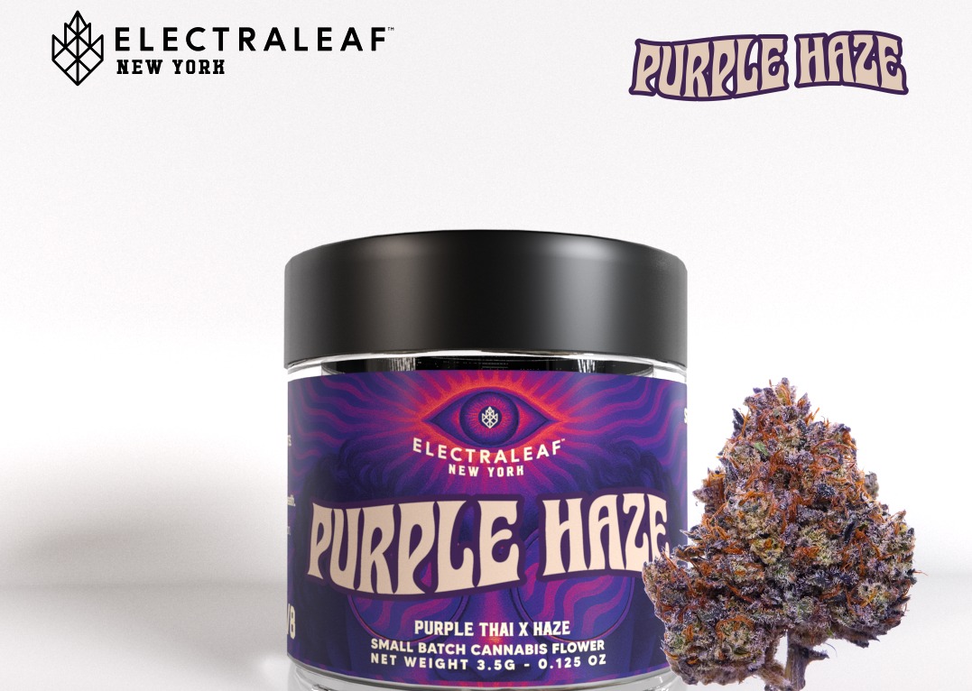 Photograph of product: ElectraLeaf | Purple Haze | 3.5g Jar