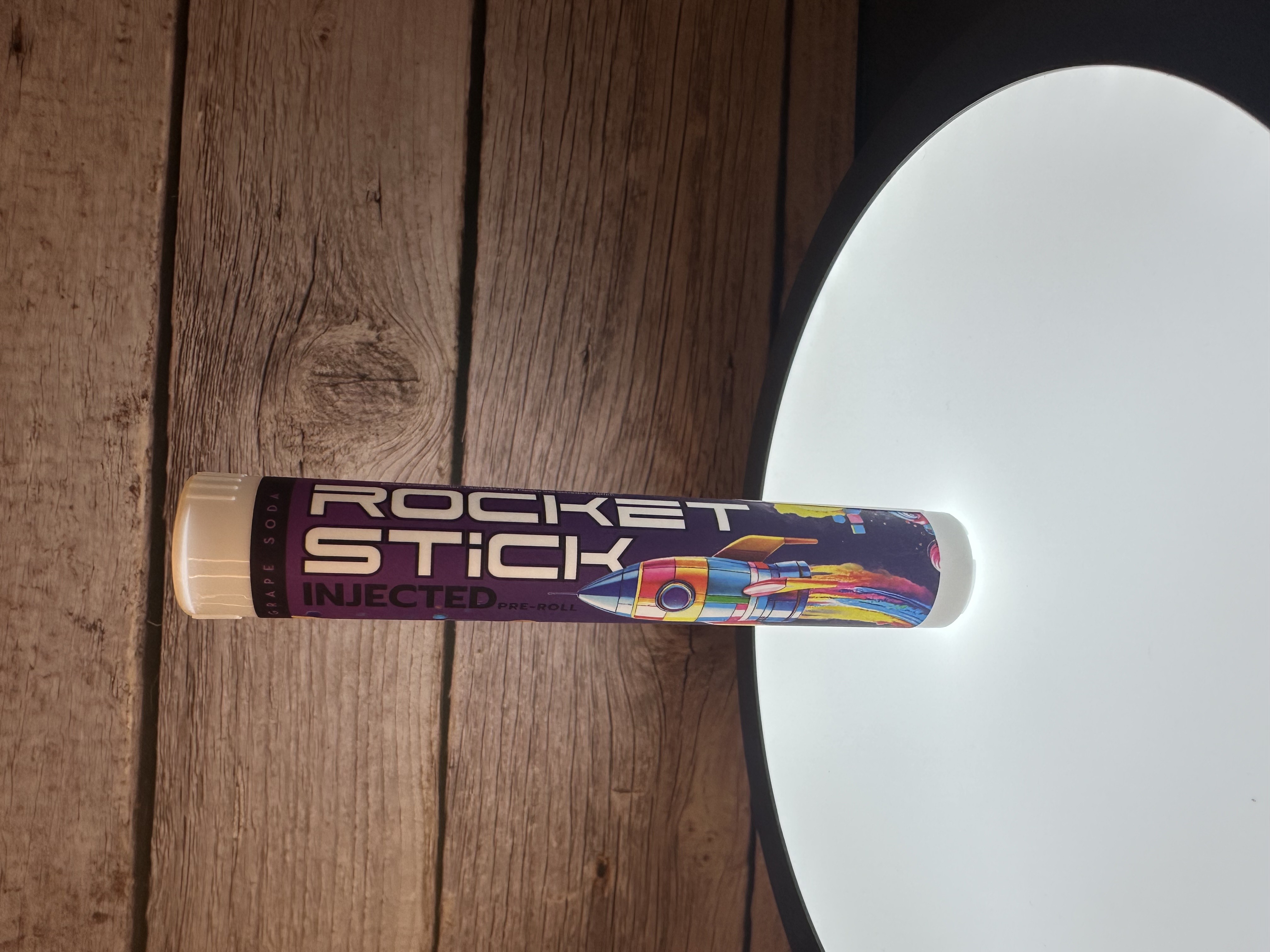 Photograph of product: PR(ICC)- Rocket Stick - Grape Soda