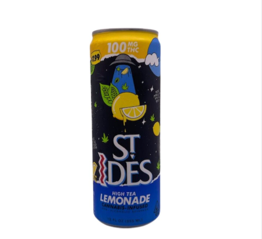 Photograph of product: St Ides Lemonade Tea High Tea 12oz 100mg   100 Mg