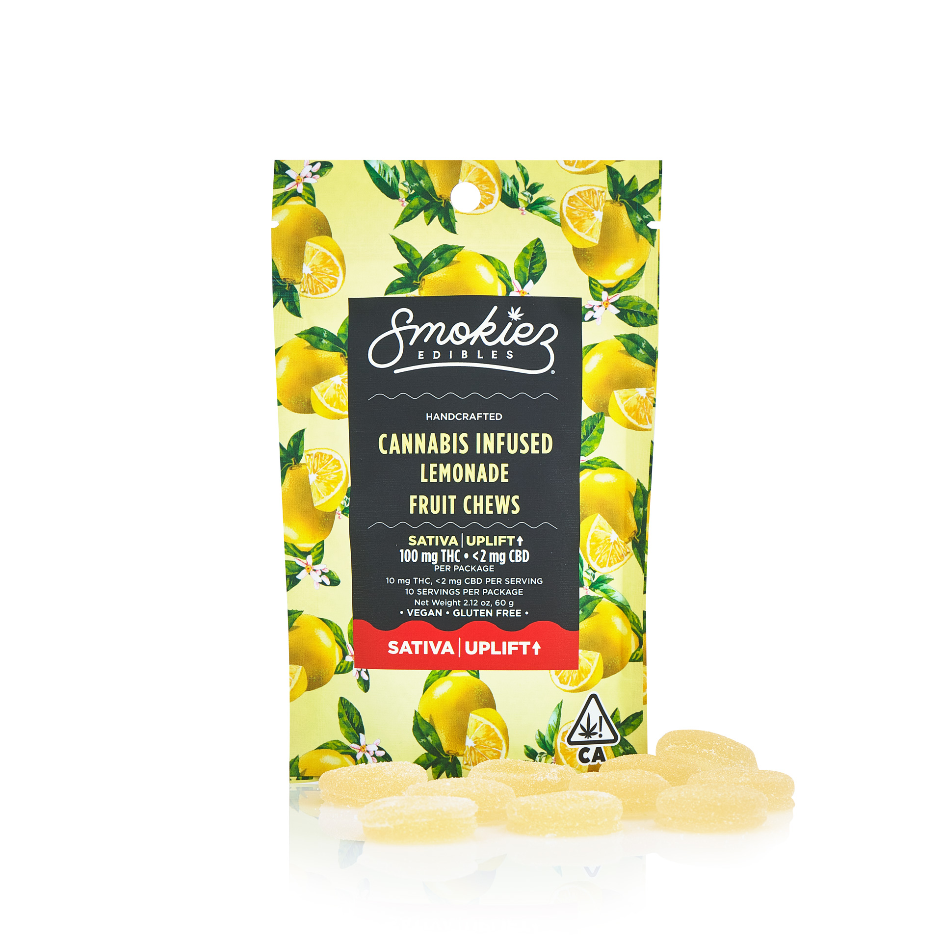 Photograph of product: Smokiez - Lemonade - Gummy - 10ct - 100mg