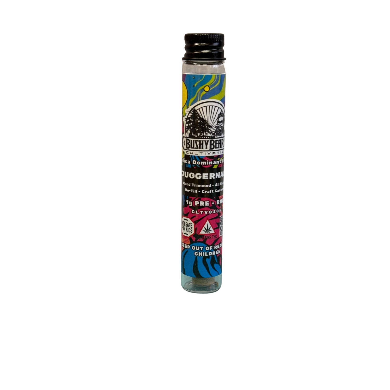 Photograph of product: Juggernaut- I 1g Pre-roll I Bushy Beard