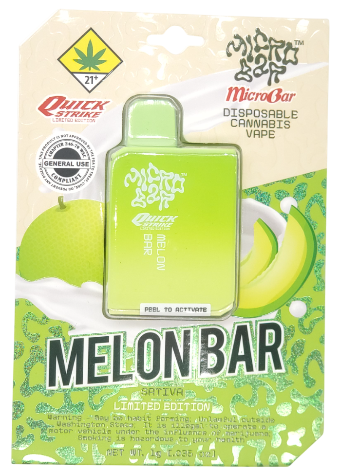 Photograph of product: Micro Bar VAPE Melon Bar Disp 1g