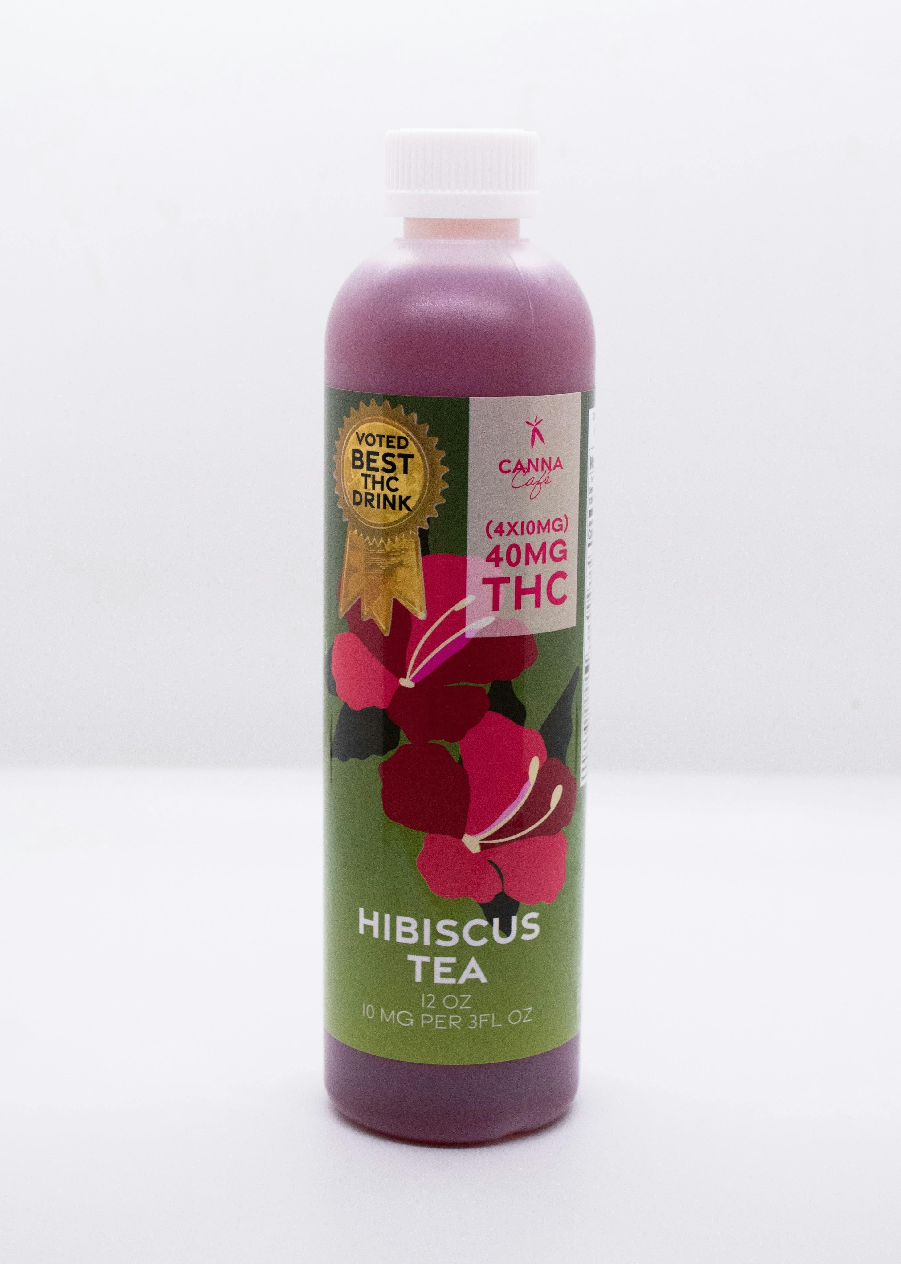 Photograph of product: Strawberry Hibiscus Tea | Drinks | 12oz. | (40mg TH-oui) | Hybrid