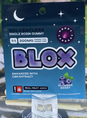 Photograph of product: au chocolat Rosin Gummy | Slumber Berry | 1:1 | TH-oui:CBN | 100mg