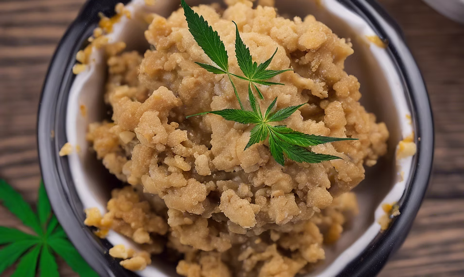 Photograph of product: Elite Extractions | Tropical Heat | Crumble | Concentrate, 1g