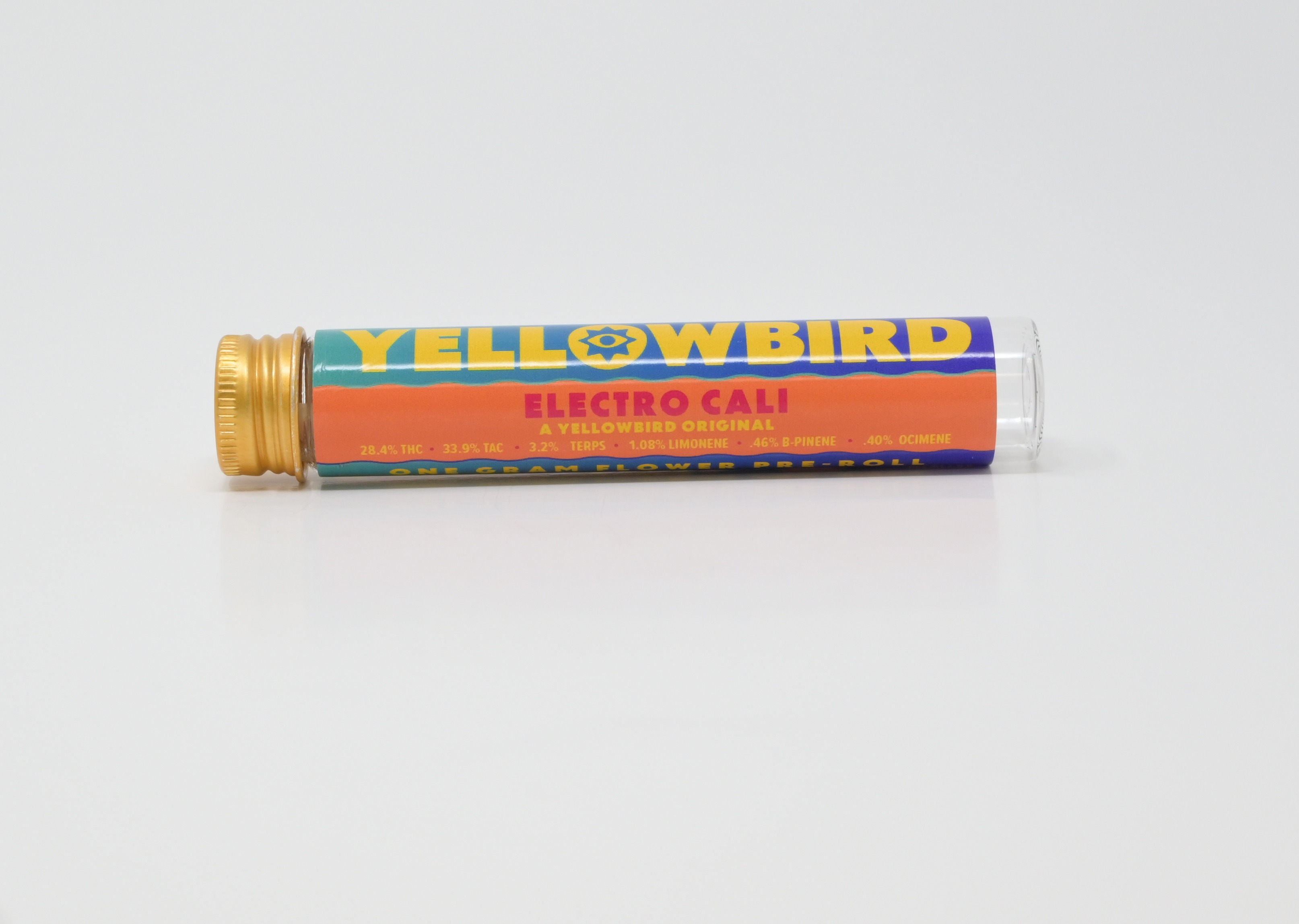 Photograph of product: Yellowbird Electro Cali Preroll