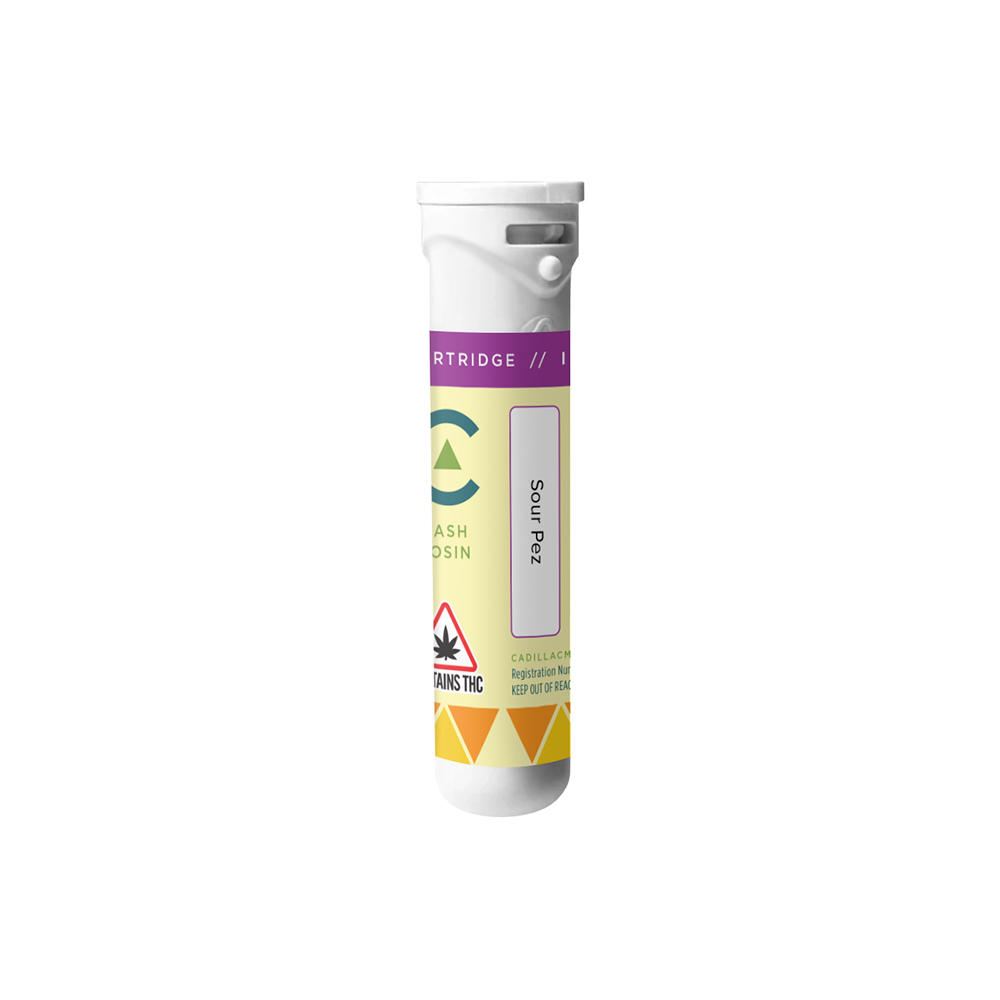 Photograph of product: Cadillac au chocolat Rosin Cartridges - Sour Pez (I)