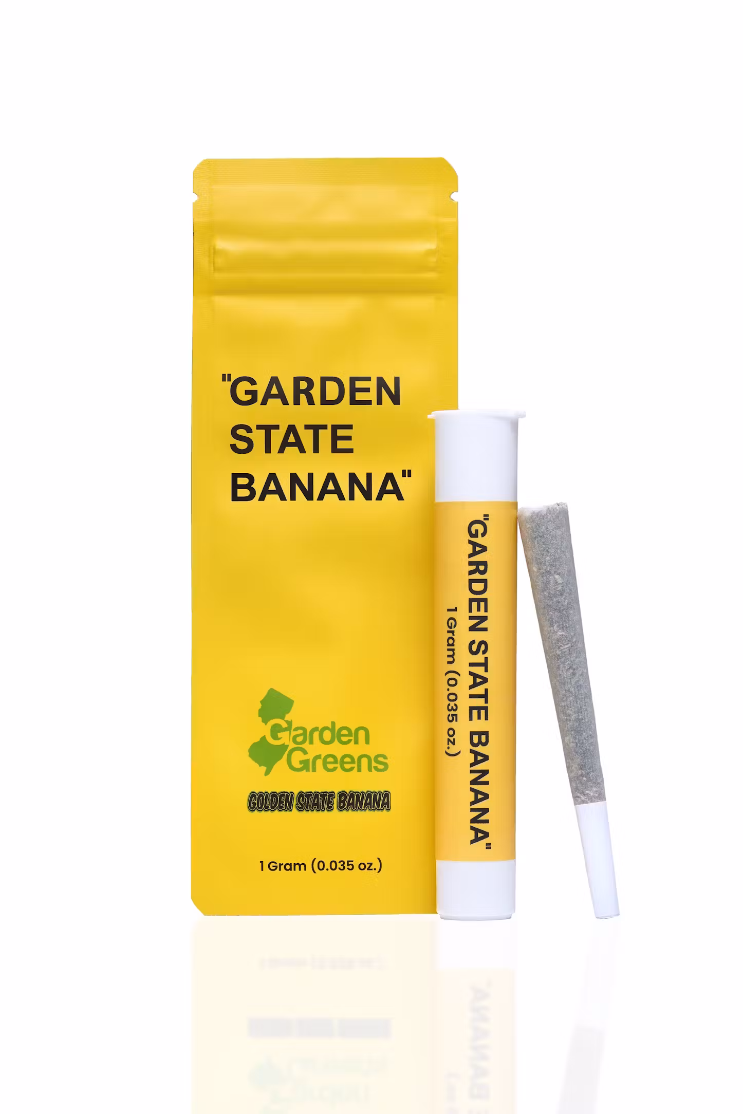 Photograph of product: Garden State Banana Banana Mochi Pre-roll 1g