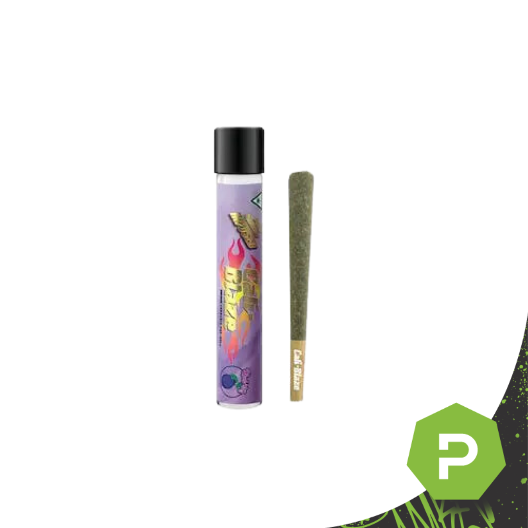 Photograph of product: Cali Blaze Infused Preroll | Bubble Gum